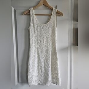 Charlotte Russe White Sheath Mini Dress